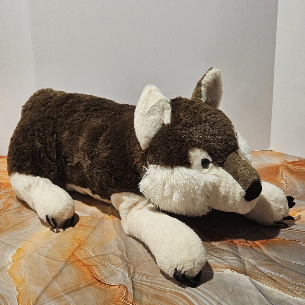 Bass Pro Shops Giant Wolf Plush 26" Large Stuffed Animal Wildlife